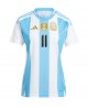 Günstige Argentinien Angel Di Maria #11 Heimtrikot Damen Copa America 2024 Kurzarm